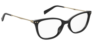 Premium Women Levi's Model Eyeglasses: LV 5021 - Black(2)- SpecSMART Eye Clinic (Diagonal View)